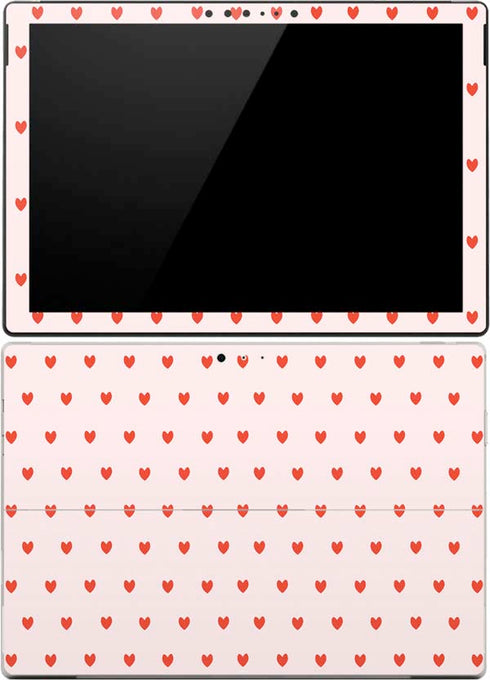 Pink and Red Hearts Surface Pro (2017) Skin